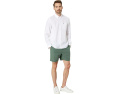 Lacoste льняная рубашка прямого кроя с длинным рукавом