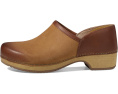 Клоги Dansko Brenna из нубука с защитой от пятен и запаха