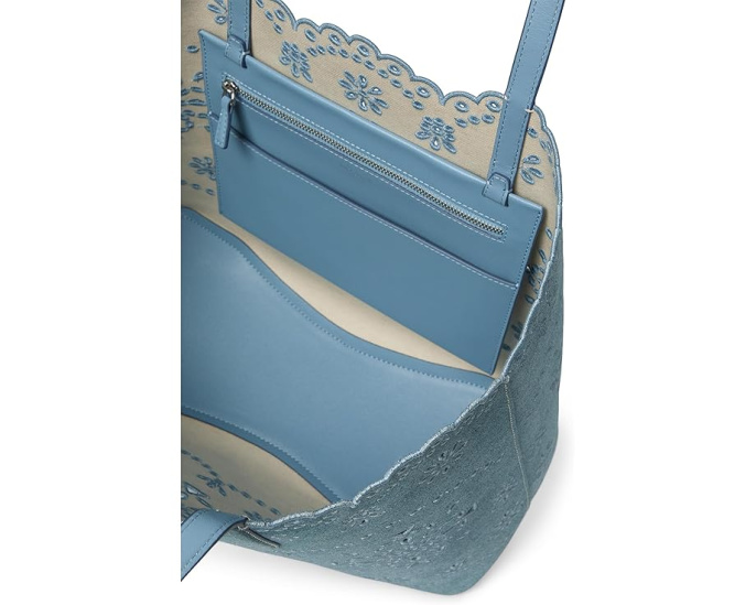 Большая сумка-тоут Do It All Spade Flower Perforated Denim от Kate Spade New York