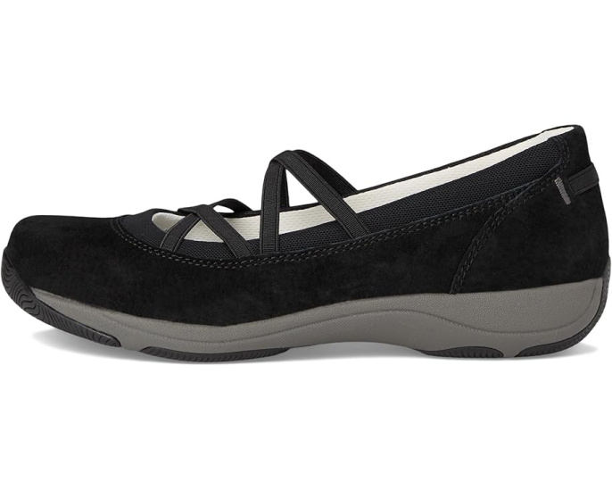 Мокасины Dansko Harper из замши с эластичными ремешками