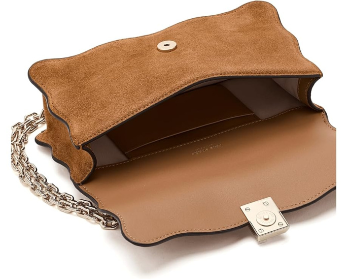Декоративная сумка через плечо Deco Wavy Suede Mini от Kate Spade New York