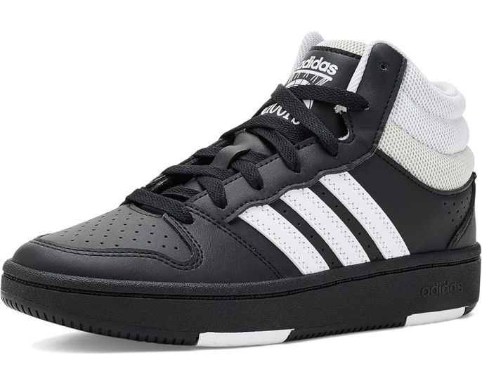 Кроссовки Adidas Hoops Mid Classic для детей с верхом из кожзаменителя