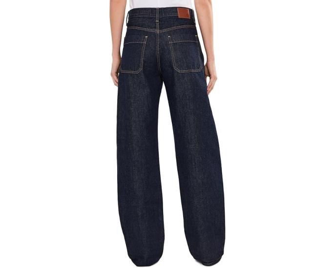 Джинсы AG Jeans Mercer Cuffed с манжетами и высокой посадкой