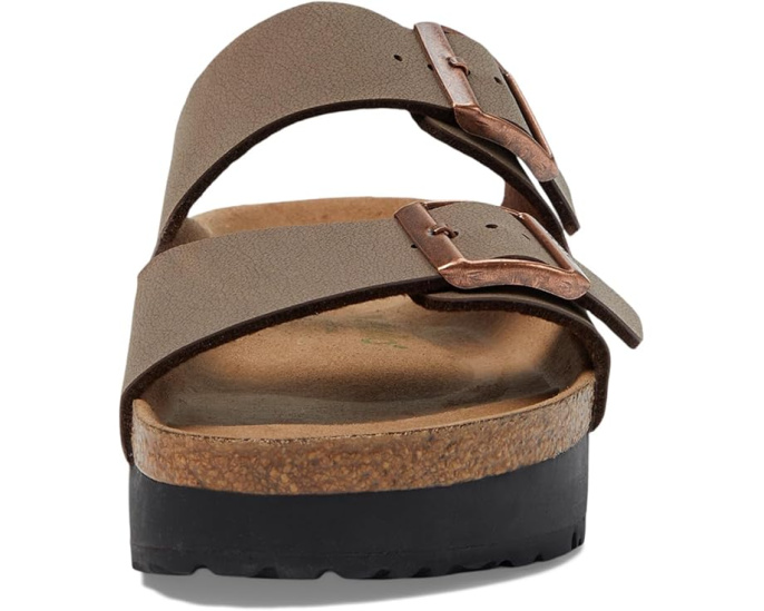 Сандалии Birkenstock Arizona Platform на платформе из веганских материалов
