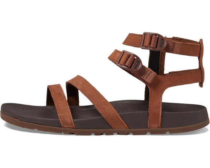 Высокие сандалии Chaco Lowdown Leather Strappy High из мягкой замши