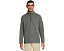 Johnston & Murphy толстовка Marled Quarter-zip с воротником из искусственной замши