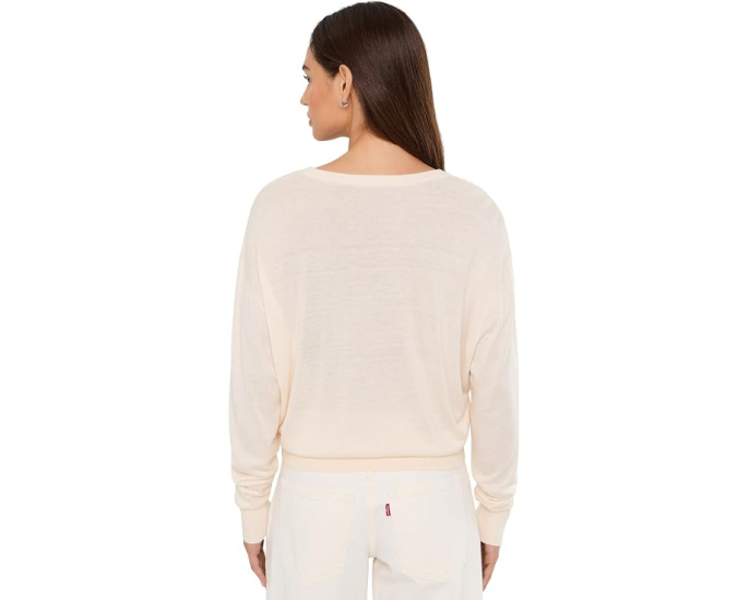 Modal-Silk-Blend V-Neck Sweater
