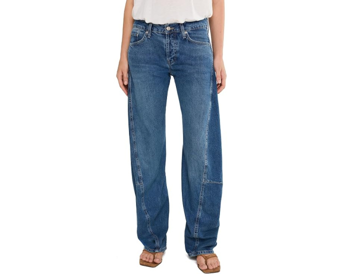 Джинсы Free People We The Free Fable с низкой посадкой искривленные скрученные