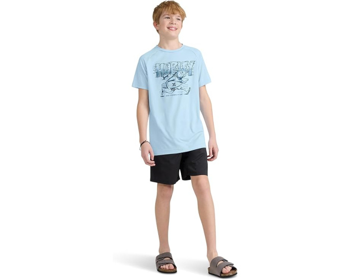 Hurley Kids рашгард Fish Run с защитой UPF 50+ для детей
