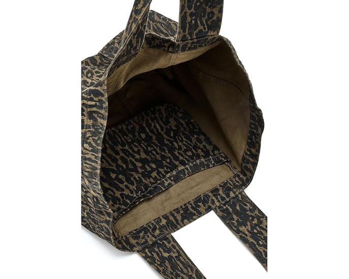 Тоут Izzy Leopard Denim AllSaints с леопардовым принтом