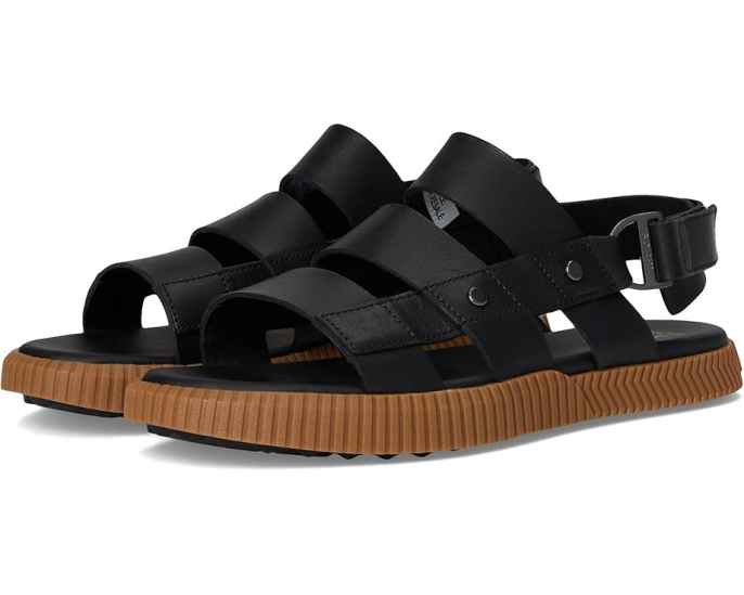 Сандалии SOREL Ona Ave™ Slingback Flat с ремешком на липучке и стелькой из ЭВА