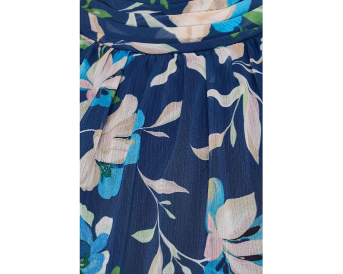 Платье миди Halter Chiffon Adrianna Papell с завязками