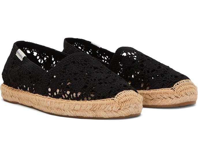 Эспадрильи Soludos Original Espadrille из 100% хлопка с подошвой из джута