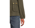 Куртка Barbour Mae дождевик с капюшоном и подкладкой в клетку