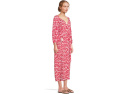 Платье миди Tommy Bahama Ikat Stripe с длинными рукавами и поясом