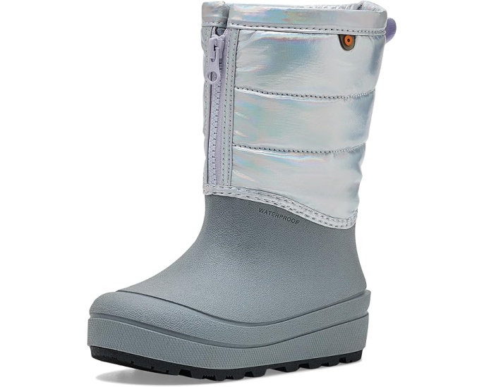 Bogs Snow Shell Zip зимние сапоги голографические для детей