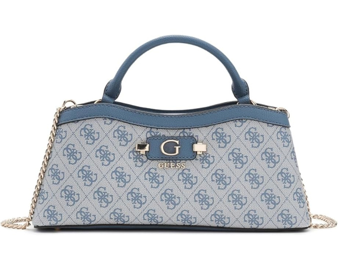 Сумка Lindsey Small 2 Compartment Satchel GUESS черная
