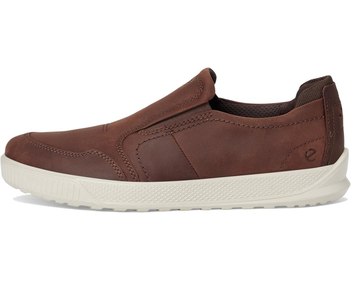 Кеды slip-on ECCO Byway из нубука коричневые