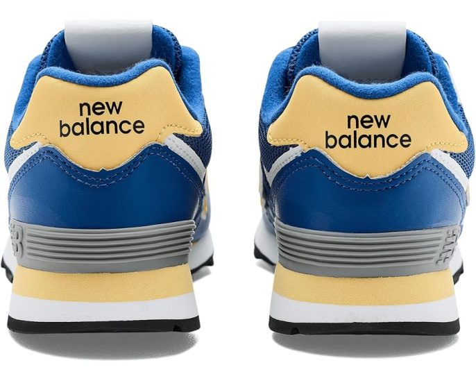 New Balance 574 Lace кроссовки для детей с синим верхом