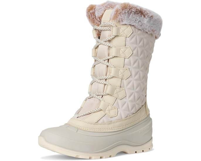 Зимние сапоги Kamik Snovalley 6 из замши с искусственным мехом и боковой молнией