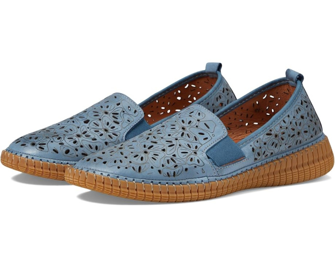 Кроссовки Spring Step Jookin из кожи с лазерной перфорацией