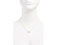 Кулон Kendra Scott Elisa Pave Frame на короткой цепочке с ракушкой