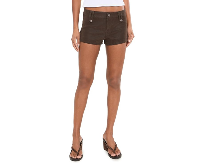 Замшевые шорты Free People Vagabond