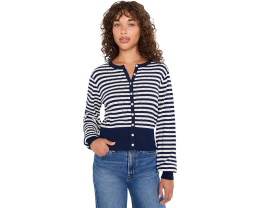 Кардиган Beckett Striped Pointelle от 525 america с рукавами-фонариками