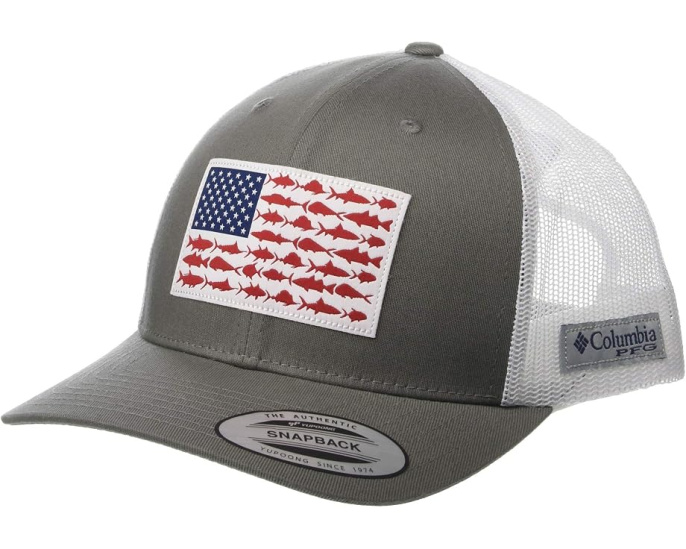 Бейсболка Columbia PFG Mesh Fish Flag с защитой от солнца
