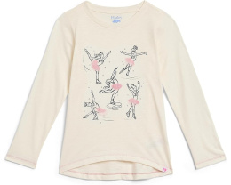 Футболка Hatley с рисунком фигурного катания для девочек