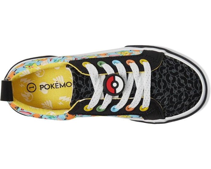Детские кроссовки Ground Up Pokemon Low Top с принтом персонажей