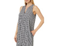 Платье NIC+ZOE Drapey Gingham клетчатое драпированное