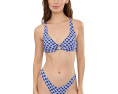 Seafolly бикини топ Marseille Multi Fit Longline Tri Bra в стиле Индиго