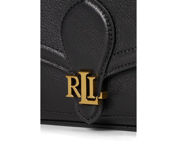 Кожаный кошелек-кроссбоди Bradley с текстурой пидин от Lauren Ralph Lauren