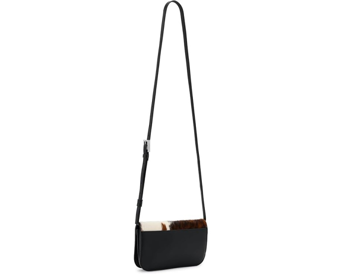 Клатч-кроссбоди AllSaints Maeve Cow из кожи с принтом под змею