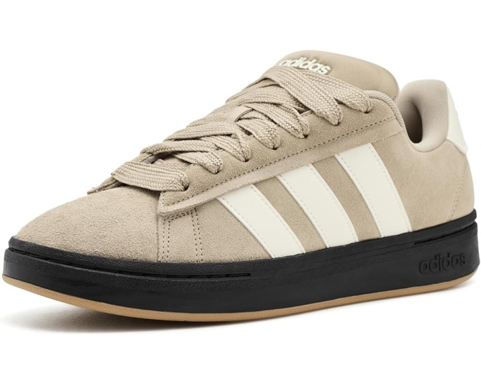 Кроссовки Adidas Grand Court Alpha зеленые с белой подошвой