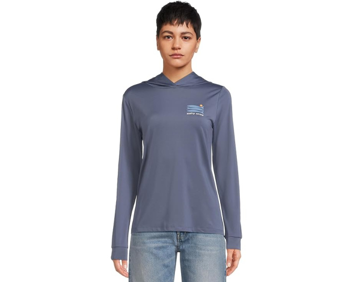 Худи Salty Crew Small Bite Hood Sunshirt с защитой от солнца