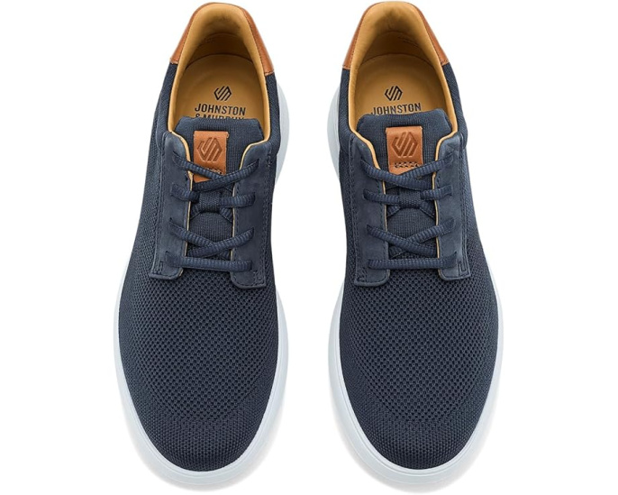 Кроссовки Johnston & Murphy Ackerson Knit Plain Toe с трикотажным верхом и памятью формы