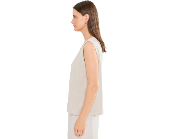 Eileen Fisher топ Organic Pima Cotton Jersey Scoop Neck