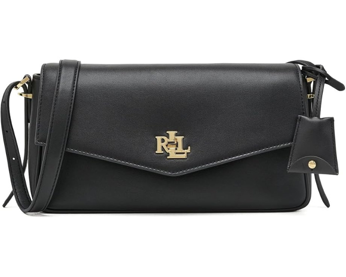 Кожаная сумка Lauren Ralph Lauren Farrah с плечевым ремнем