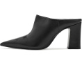 Босоножки Schutz Eleanor Mule на каблуке из кожи черные