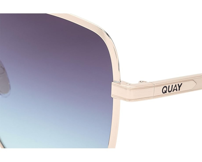 QUAY AUSTRALIA Очки 5th Avenue квадратные с металлической оправой