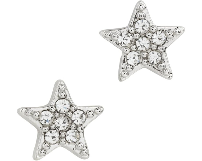 Серьги-гвоздики Kate Spade Earrings Pave Mini Star Studs с кубическим цирконием
