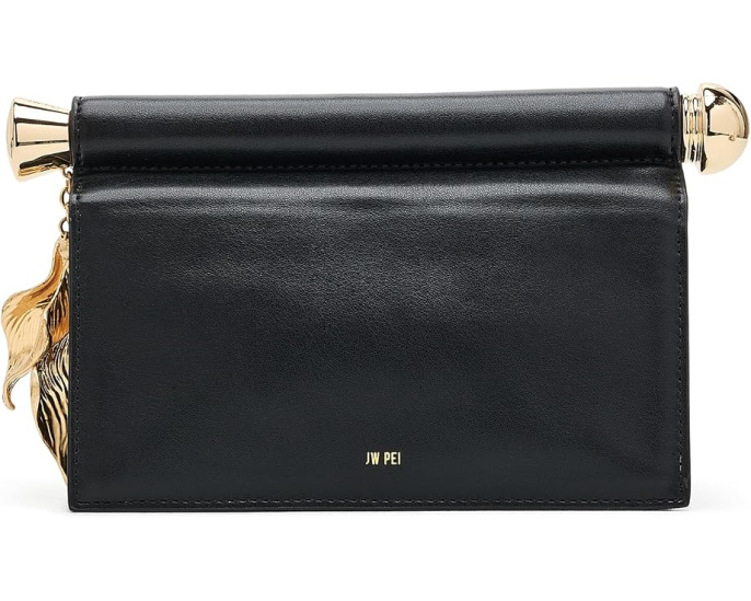 Holly Metal Pendant Embellished Clutch