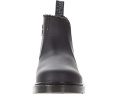 Dr. Martens 2976 Leonore Mono кожаные челси ботинки для детей с подкладкой из шерпы