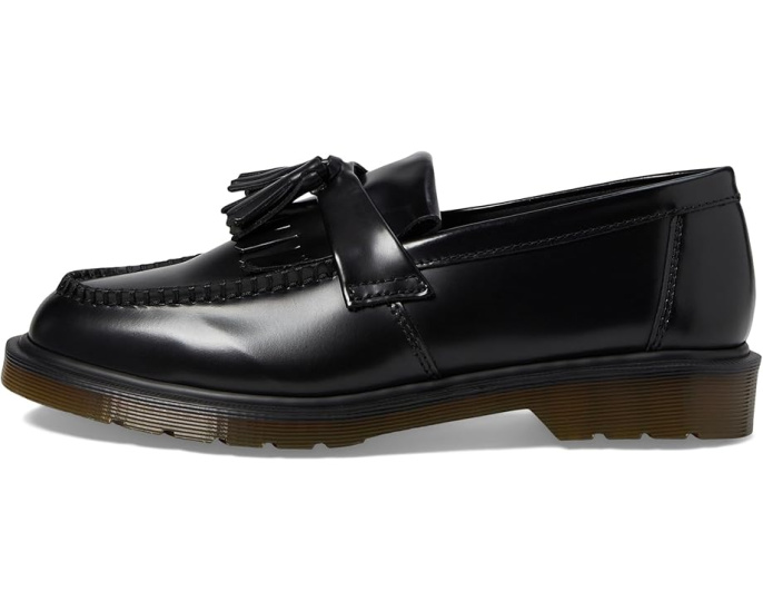 Мокасины Dr. Martens Adrian Smooth Leather Tassel с килтом и двойной бахромой