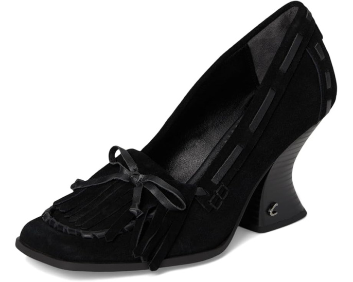Туфли Ainsley Mary Jane от Circus NY by Sam Edelman с бахромой и скульптурным каблуком