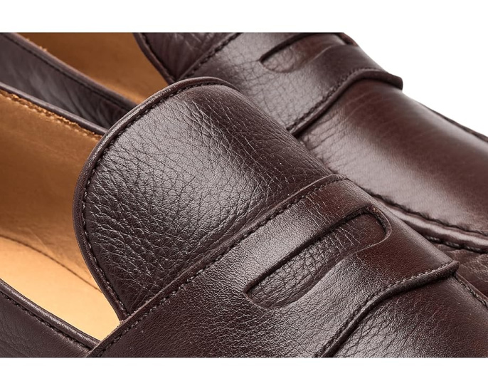 Лоферы Peter Millar Madison Penny из натуральной зернистой кожи