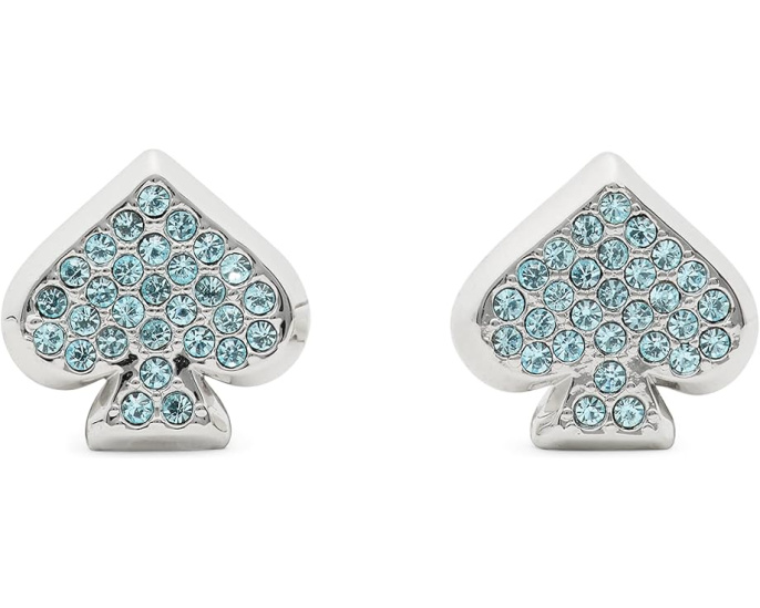 Серьги-гвоздики Kate Spade New York Everyday Spade Pave с инкрустацией