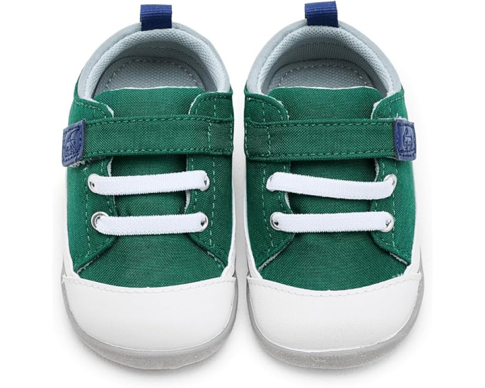 See Kai Run Первые шаги Stevie Mini из денима с гибкой подошвой для малышей